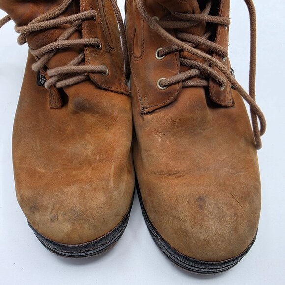 Justin Mens Size 9 D Brown Work Boots Waterproof Outdoors Casual Walking - Picture 10 of 13